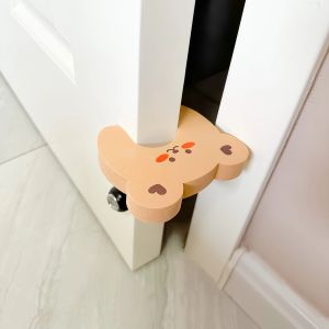 Cartoon Door Stopper Holder Lock Baby Safety Guard Finger Protectin Bedroom Thick Door Stoppers Anti-Pinch Hand Card Door Stop