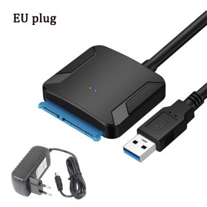 SATA to USB Adapter USB 3.0 to SATA III External Converter for 2.5 Inch SSD/HDD Hard Drive Reader SATA III Disk Supports UASP
