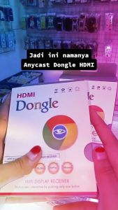 Anycast Dongle Wifi HDMI Display Receiver - HDMI Dongle - AnyCast Wireless DLNA Airplay Dongle TV Stick Push Chrome cast Wifi Display Receiver PC Android Media Player for Ipad Android Any cast