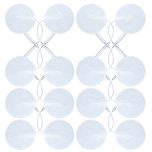 5cm Circular Electrode Pads with Tail for Electric Digital Muscle Massager Adhesive Relaxation Stickers for Stimulator