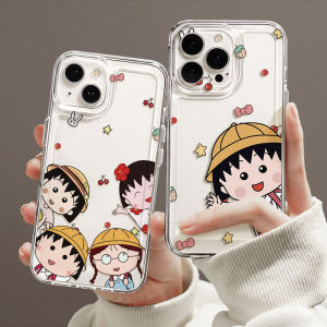 Cute Cartoon Cherry Buns Silicone Phone Case for OPPO Reeno 14 pro Womens Elegant Transparent Soft Shell Anti-Fall Protection 5G