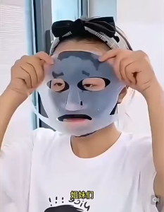 OHHDEER Reusable Silicone Face Mask Cover 3D Ear-Hook Sheet Mask Holder for Better Absorption 37G