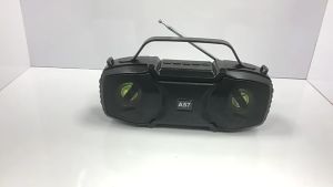 Portable Bluetooth Speaker with Colorful LED Lights Phone Stand Bass Speaker A57
