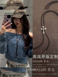 สร้อยคอแบบปรับได้ สร้อยคอสตรีสไตล์พังก์ โซ่เสื้อกันหนาว โซ่ยาว สร้อยคอแบบยืดหยุ่น สร้อยคอแบบยืดหยุ่น โซ่เสื้อสเวตเตอร์แบบยืดหยุ่น