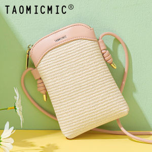 Fashionable Mini Vertical Mobile Phone Bag Womens Lightweight Crossbody Simple Design Summer Fresh Zipper Small Bag for Youth