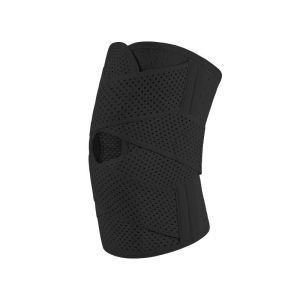Sports Knee Brace with Mesh Design Bidirectional Pressurization 4 Spring Support Shock Absorption for Mountaineering and Sports