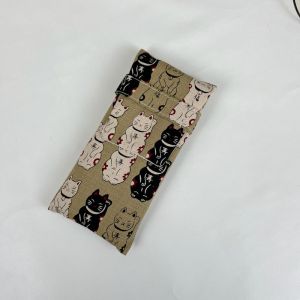 BUYI | Blue Crane Flocking Lined Four Pen Pouch