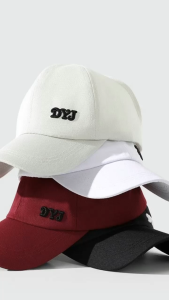 Indo 1866 -  Topi Wanita Ala Korea / Simple Baseball Cap / Topi Olahraga Korean Style / Topi Anti Panas