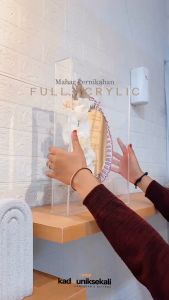 BOTANIQUE DOME FRAME Mahar Pernikahan GIFT ANNIVERSARY -MAHAR ACRILYC 3D Kadouniksekali