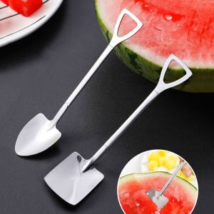 304 STAINLESS STEEL Self-reliant Retro Watermelon Artifact Spade Scoop Fruit Dessert Ice Cream Stainless Steel Spoon