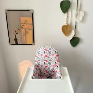 Bear Dinosaur Baby Highchair Cover Chair Cushion Seat Covers Cushion Antilop Highchair Washable Foldable Baby Highchair Cover