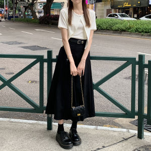 Váy Xếp Ly Cổ Điển Mùa Đông Phong Cách Mới Hàn Quốc Váy Nửa Thân Nữ Sinh Thường Ngày Đi Làm Đi Chơi Váy Xếp Ly Polyester