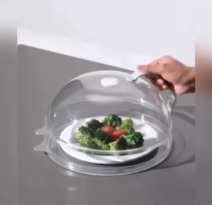 ฝาครอบอาหารไมโครเวฟคุณภาพสูง 10 นิ้วอุปกรณ์ทําอาหารฝาปิดยามพร้อมช่องระบายอากาศเครื่องล้างจานปลอดภัย