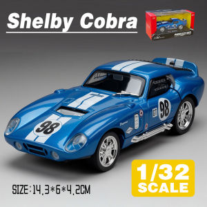 LEO 1:32 Shelby Cobra Sports Car Diecast Model Car Alloy Cars Toys Collection Gift For Kids Boy Girl