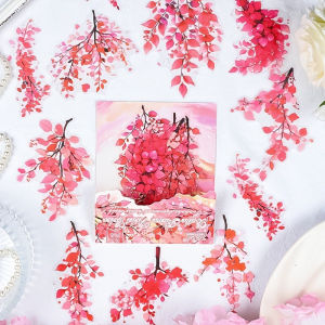 20/120 pcs Plants Flowers Leaf PET Sticker pack Scrapbooking Collage Junk Journal Planner Hand account Decor Stationery Stickers