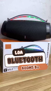 LOA BLUETOOTH BOOMBOX 4 Siêu Bass Nghe Nhạc Hay Bass Trầm Dùng Được Usb Thẻ Nhớ Cổng 3.5
