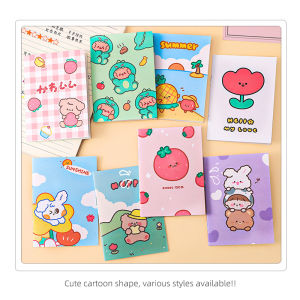 Cute Small Notebook Cartoon Note Kindergarten Prize Gift Small Size Student Notepad Pony Soft Writing Copy Notebook