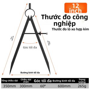 MEINWAY | Compass Vẽ Đồ Gỗ và Dụng Cụ Đánh Dấu Công Nghiệp Kích Thước Lớn
