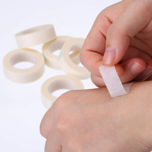 5Rolls Micropore Tape Breathable Paper Tape Latex-Free Paper Surgical Tape Individually Boxed Paper Bandage Tape Rolls