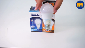 LED หลอดไฟ BEC 13w ULTRA X A60 ขั้ว E27 มีแสง 4000K หลอดแอลอีดี รูปแบบคูลไวท์ เป็นสิ่งที่ไม่มีสัญญาณต่อการฝึกสอนหรือการไม่กำลังเปลี่ยน มีประกันออกใบกำกับได้