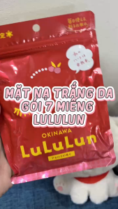 [HCM] MẶT NẠ DƯỠNG DA LULULUN OKINAWA CẤP ẨM VÀ CHĂM SÓC DA HẰNG NGÀY (TÚI 7 MIẾNG) - HÀNG NHẬT NỘI ĐỊA