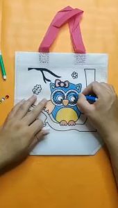 Art and Craft DIY Bag Colouring Bag Drawing Bag Goodies Bag Painting Bag Colouring Toy for Kids Mainan Lukis