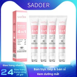Kem Dưỡng Mắt SADOER 4 Trong 1 Với Retinol Nicotinamide Hyaluronic Acid Vitamin C Dưỡng Ẩm Chống Lão Hóa Giảm Quầng Thâm Và Bọng Mắt