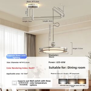 FANZHEN | Adjustable Swivel Arm Modern Dining Light