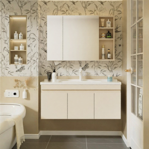 SSWW | Compact Cream Style Bathroom Suite