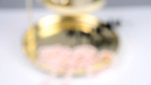 Nampan Baki Luxury Double Layer Stand Tray Organizer untuk Makanan & Perhiasan