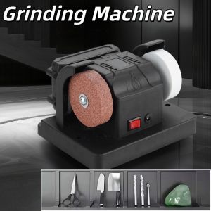 Electric Grinder Machine Knife Sharpener Dual Coarse/Fine Grit Wheels Home Use Polishing Machine
