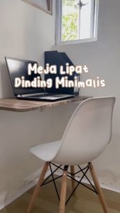MEJA LIPAT DINDING 80 X 40 SATU SET (MEJA+BRACKET)/ MEJA BELAJAR / MEJA LAPTOP / MEJA KOMPUTER / MEJA MINIMALIS SERBAGUNA/ JAPAFURNITURE