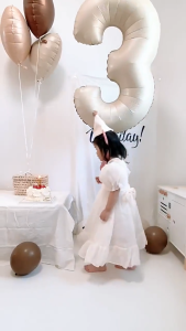 32 Inch 0-9 Number Balloon Birthday Party Foil Balloon Kids Baby Shower Decor Wedding Countdown