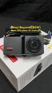 Dashcam kereta OMNI BEYOND B3W 2K Dwi Dashcam Depan & Belakang DVR 1440P Dash Cam Perakam Kereta