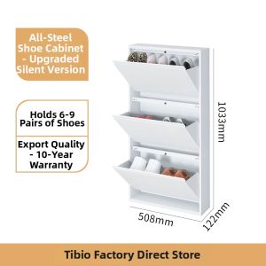 DIBIOU | Slim Nordic Design Shoe Cabinet