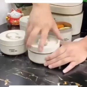 CHAINSHOP Round Portable Thermal Bag for Lunch Portable Ice Cooler Pack Insulation Picnic Food Storage Bags School Bento Dinner Container With Bag