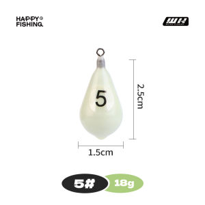 1PC 30g - 150g Luminous Lead Sinker With Soft Plastic Shell