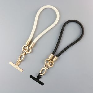 Short Fashionable Phone Strap Durable Gold Buckle Mobile Phone Chain Wristband Anti-Loss Key Camera Hanging Chain for Digital Accessories