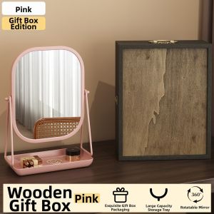 FWTDF | Rotatable Desktop High-definition Makeup Mirror Large Luxury
