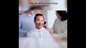 Tông đơ cắt tóc trẻ em series 3000 đời mới. Thương hiệu Hà Lan cao cấp Philips - HC3688/15 - HÀNG CHÍNH HÃNG BẢO HÀNH 12 THÁNG