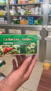 Viên uống giải độc gan CÀ GAI LEO - XẠ ĐEN hộp 50 viên giúp thanh nhiệt giả độc gan bảo vệ gan