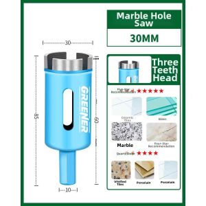 LUTUMEI | Tile and Glass Dry Drilling Hole Opener Bit