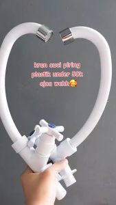 Kran Cuci Piring Leher Fleksibel Keran Dapur Kran Leher Angsa Plastik pvc1/2inc