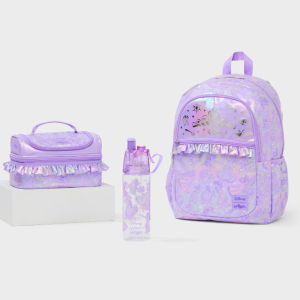 Smiggle Australia Large Capacity Backpack Casual Double Shoulder Bag for Primary And Middle School Students Daily Outdoor Leisure Bag