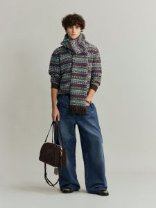 ULD | Scandinavian Nomadic Style Merino Wool Crewneck Sweater