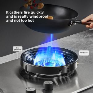 Universal 8 openings Kitchen Gas Wok Ring Stove Burner Covers Holder Wok Support Rack Anti slip Windproof Gas Stove Accessories