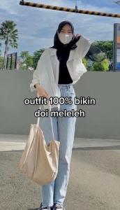 K&S [COD] + [GRATIS ONGKIR] Kemeja Polos Wanita Lengan Panjang Putih dan Hitam / Kemeja Korean Style / Baju Atasan Wanita Terbaru / Baju Kemeja Polos Korea / Kemeja Formal Polos