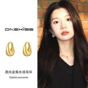 Fashionable S925 Sterling Silver Drop Earrings Womens Simple Circle Design Ear Jewelry Elegant Waterdrop Style Ear Cuffs