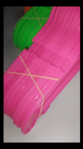 12 PCS NEON COLORS FLAT DURABLE HANGER/CLASS A HANGER/ 1 DOZEN NEON COLORED HANGER/HANGER SET