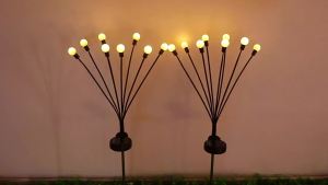 Đèn huỳnh quang năng lượng mặt trời SXH 6 đầu 8 đầu 10 đầu Đèn sân vườn Xem đèn cắm trại